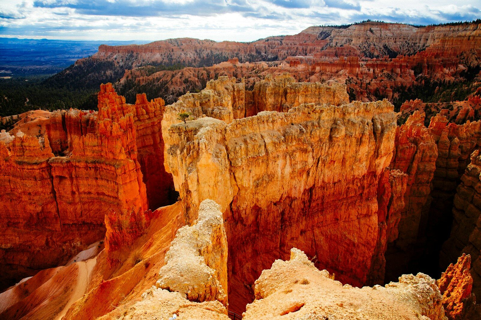 scenery of mountain canyon